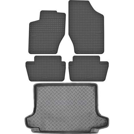 Peugeot 308 I SW Kombi de 2007 a 2013. Juego de alfombrillas de goma para coche y maletero. (1/5)