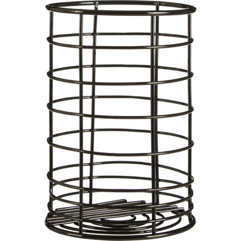 Premier Housewares Vertex Black Nickel Finish Utensil Holder (1/4)
