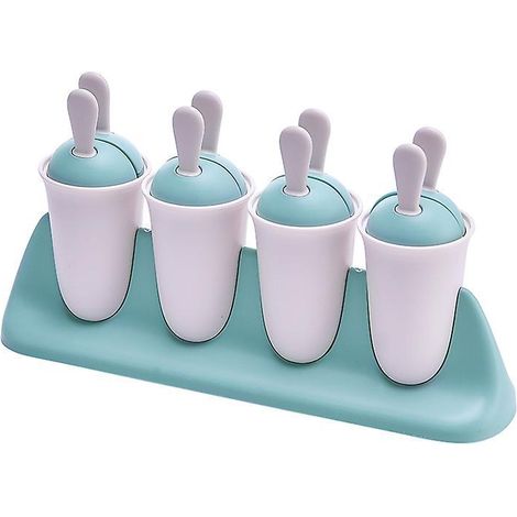 moulle A Glace Popsicle Moules En Silicone Rutilisables Silicone Mini Moule Glace En Silicone Glacon Reutilisable For Enfants Et Les Adultes Blu (1/5)