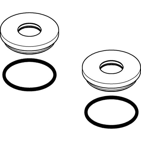 Grohe Griffring für Allure Zweigriffarmaturen, Chrom, 1013090000