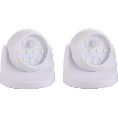 Applique murale sans fil extérieure avec batterie, capteur de mouvement, LED et rotation à 360° (1/5)