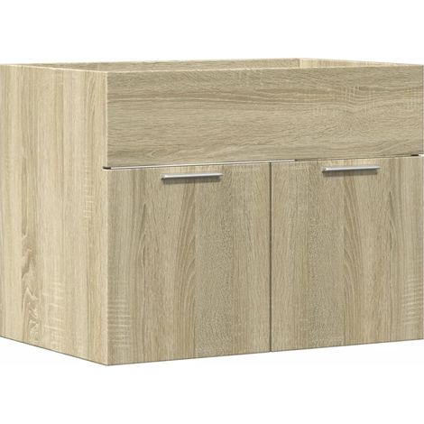Maison Exclusive - Mobile Sottolavabo Rovere Sonoma 60x38,5x46cm Legno Multistrato