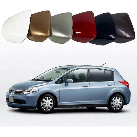Passend für Toyota Tiida (Baujahre 2005–2010): Rückspiegelgehäuse, Schutzabdeckung für den rechten Außenspiegel, rosarot