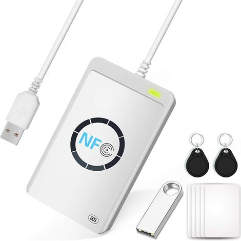 ACR122U NFC RFID Smartcard-Lesegerät, kontaktloses intelligentes Lese-/Schreibgerät, M1/UID-Lese-/Schreibgerät, ISO14443 A/B, Mifare Felica So, IEC 18092 Tags
