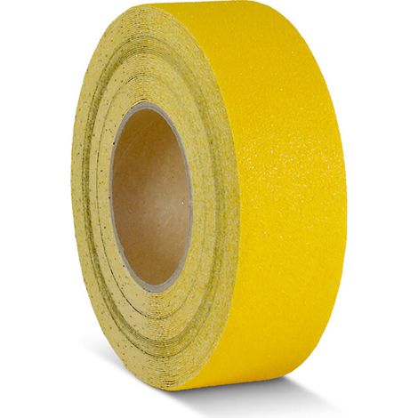 Moravia Revêtement antidérapant jaune flexible autocollant rouleau 50 mm x 18,3 m (1/2)