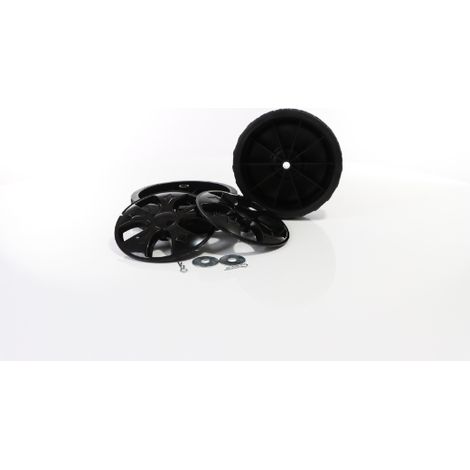 Set di ruote in PVC completo per