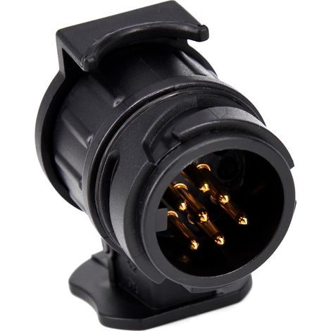 Euro-Auto-13-Stecker-auf-7-Stecker-Anhängeradapter, LKW-Schnittstelle, Wohnmobil-Stromanschluss, wasserdichter Stecker
