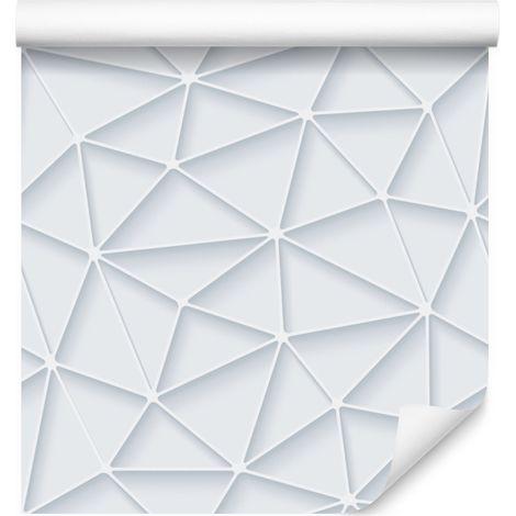 Papel pintado 3D con estampado geométrico moderno para salón y dormitorio, 50x1000 cm. (1/5)
