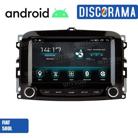 DISCORAMA® AUTORADIO ANDROID 2/32GB PER FIAT 500L 2012-2017 STEREO AUTO TOUCH 7 POLLICI WIFI NAVI (1/5)