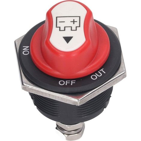 Coupe-batterie laiton 200A – Pour voiture, moto et bateau – Sectionneur principal – Protection circuit électrique (1/5)