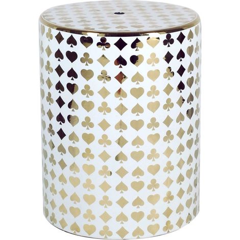 Signes Grimalt Tabourets de meubles  Tabouret de meubles auxiliaire en or 33x33x43cm 16083