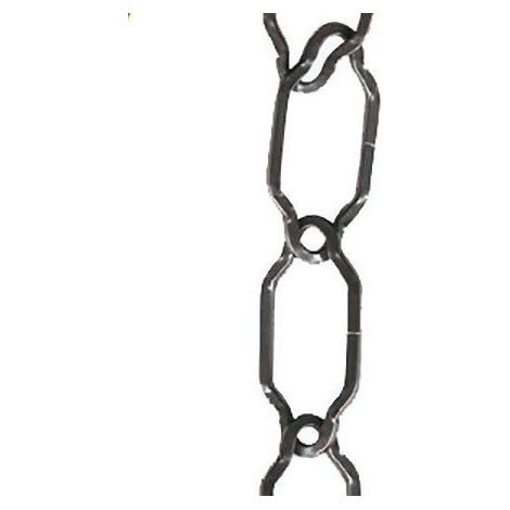 Catena sagomata per lampadari - Finitura bronzata Conf. 25mt