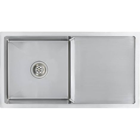 Maison Exclusive - Évier de cuisine fait à la main Acier inoxydable (1/5)