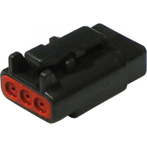 Connettore Serie DTM Maschio 3 Vie E004