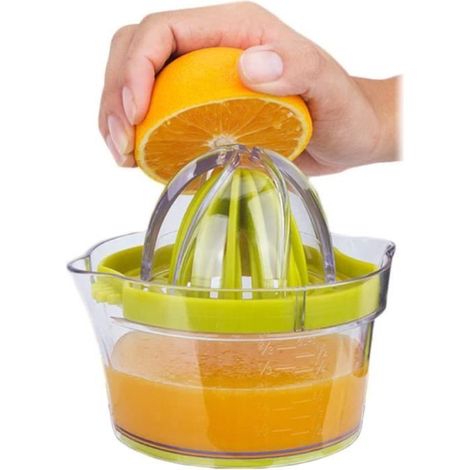 Presse-Agrumes Manuel pour Orange Citron, Presse-Agrumes Multifonctionnel 4 en 1, Presse-Agrumes Manuel Orange Agrumes, Rabot A260 (1/4)