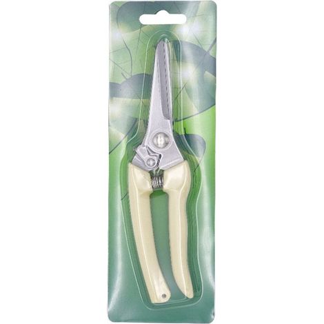 Cisailles de Jardin en Acier Inoxydable à Ressort Élastique Haute Dureté et Sécurité avec Verrouillage (1/3)