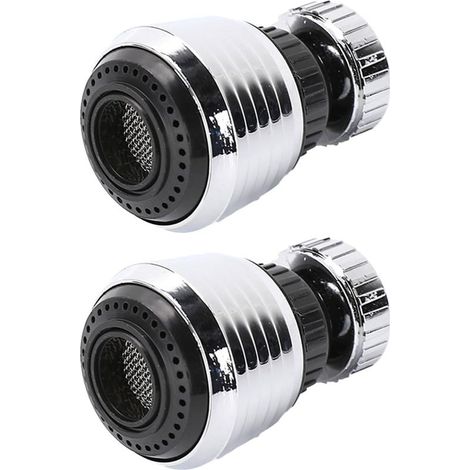 Aérateur de Robinet, Aérateur de Robinet Pivotant 360,Economie Robinet Buse Filtre,Embout de Robinet de Cuisine, Filtre Anti Calcaire Robinet Avec 2 Modes Réglable Mousseur (1/5)