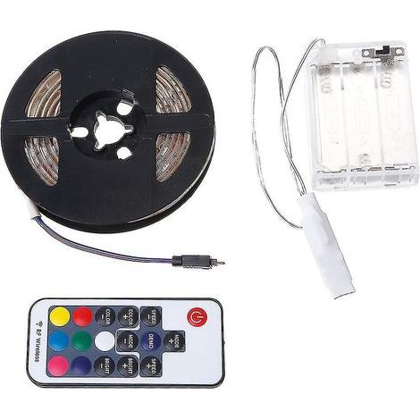 5V-LED-Lichtleisten, ferngesteuerte Lampen mit 17 Tasten, DIY-Dekoration für drinnen und draußen (1/4)