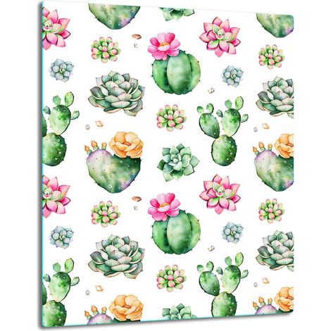 TABLERO DE MESA DE PANEL DE CRISTAL 40x52 CACTUS (1/5)
