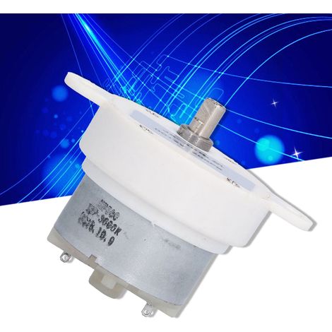 Moteur à engrenages CC JS-40, 12 V CC, 20 tr/min (1/5)