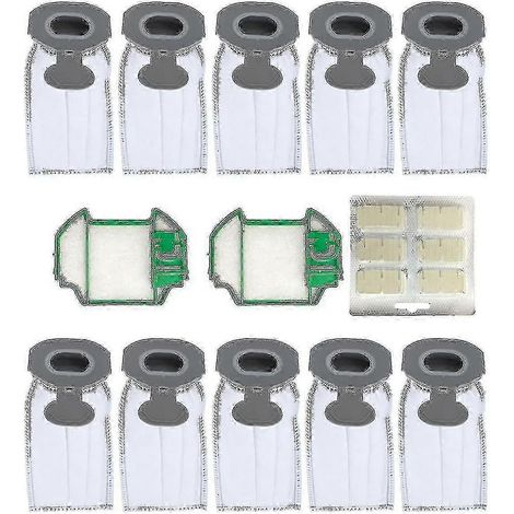 Pour aspirateur sans fil Kobold VK7 FP7, 10 sacs à poussière, 2 pré-filtres, 1 dosette/bâtonnet parfumé (Édition 0923) (1/4)