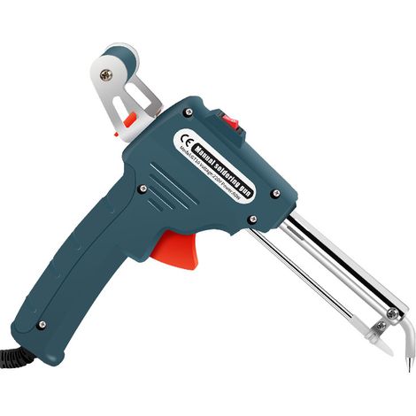 Pistolet de Fer à souder électrique, Pistolet de Fer à souder en étain Automatique Portable 220V 60W avec Outil de soudage à température contrôlée réglable (1/4)