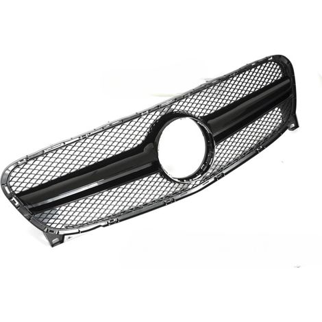 Grille calandre Mercedes GLA X156 de 2013 a 2016 Noir Brillant-42731522 (1/4)