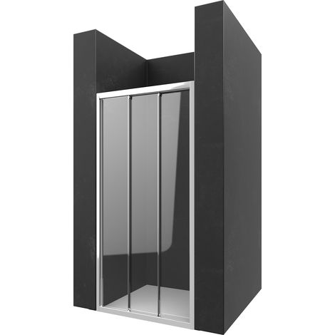 Drive 1.0 Schiebetür 3-teilig 75cm, Glas H1, cenit-chrom