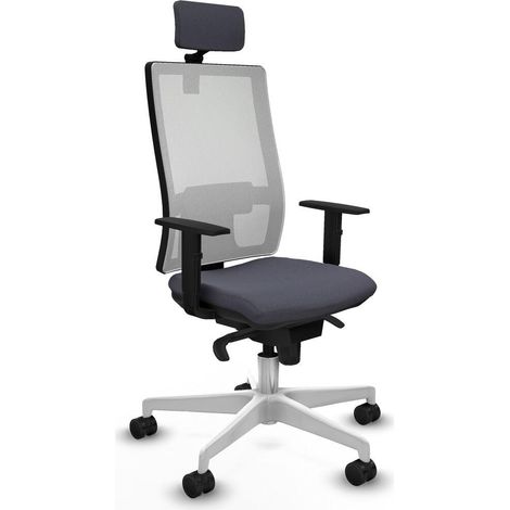 piqueras-y-crespo Horna chaise de bureau gris foncé (1/3)