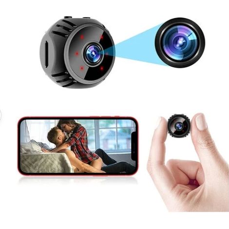 Mini caméra de Surveillance pour téléphone portable 1080P caméra de Surveillance sans fil caméra espion sans fil caché WiFi nounou caméra bébé moniteur (1/3)