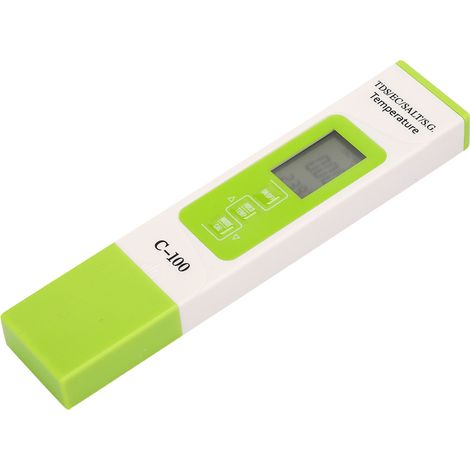 C-100 5-in-1 Meerwasser-Tester für Salzgehalt, TDS, EC – Multifunktions-Wasserqualitätsmessgerät mit Hintergrundbeleuchtung (1/5)