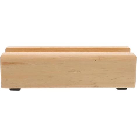 Support de miroir sur pied en bois massif, base pour miroir pleine longueur, support de miroir robuste, 25 x 8 x 6,5 cm (1/4)