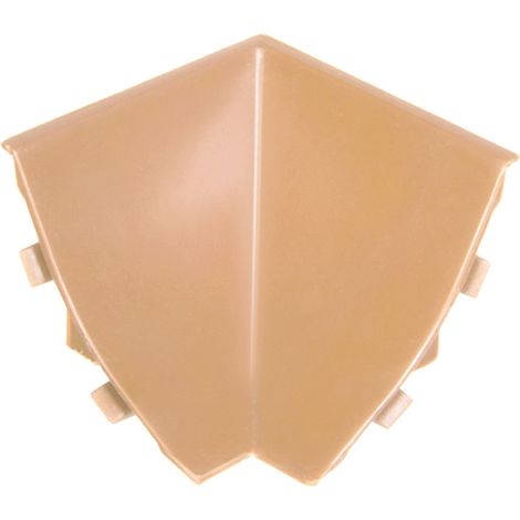 HOLZBRINK Innenecke passend zu Abschlussleisten Buche, Innenkante PVC Küchenabschlussleiste 23x23 mm