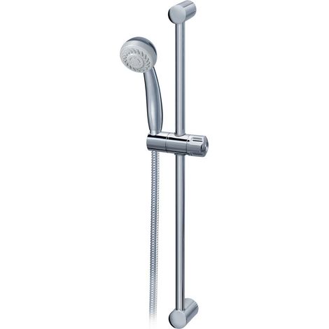 Aqua 61 cm Brausestange, 2-strahlige Handbrause, Chrom (D6040AA)