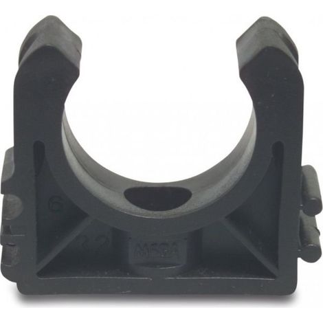 PVC Rohrklemme 25mm, Kunststoff Rohrbefestigung