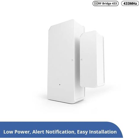 SONOFF DW2 RF Sensor Inalámbrico De Puerta Ventana App Alertas De Notificación Para Alarma De Seguridad Doméstica Inteligente Funciona Con El Puente RF SONOFF