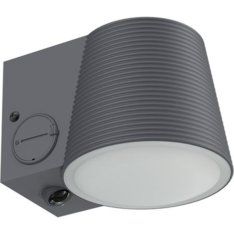 Applique murale solaire avec détecteur de mouvement LED blanc chaud/froid H10.5cm (1/5)