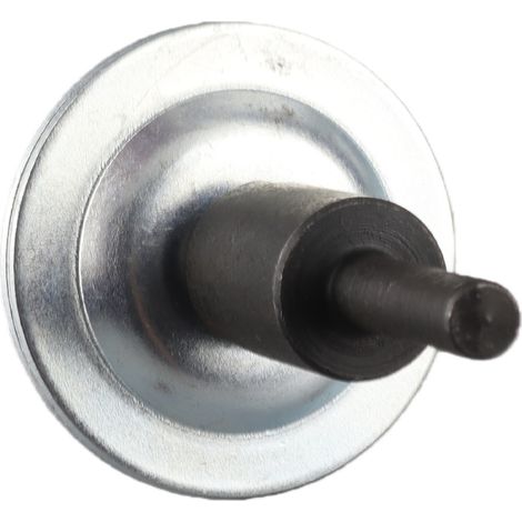 Adaptateur mandrin perceuse tige acier inox carbone pour meule sur tige ronde 6mm kit 1 adaptateur 1 écrou 2 rondelles (1/5)