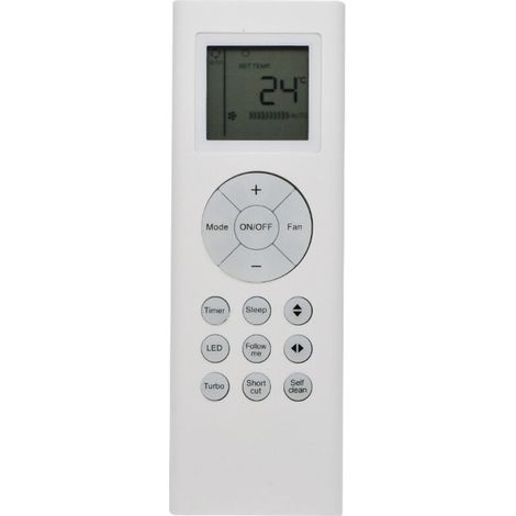 Aplicable al control remoto del aire acondicionado RG66 67BGEF, la función es la misma que la del control remoto original de Crezuo.-Crezuo
