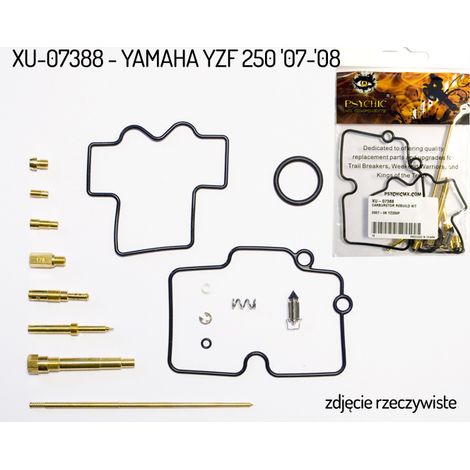 Kit de reparación de carburador Psychic para Yamaha YZF 250 '07-'08 (26-1278), (26-1275) (PARA 1 carburador) (1/2)