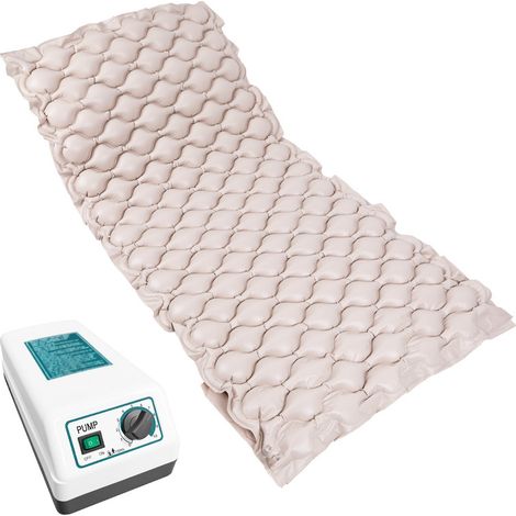 Matelas pneumatique électrique - 200×90cm - Pompe à air ultra silencieuse - Matériau PVC - Prévenir les escarres - Conçu pour les personnes alitées - portante 136kg (1/5)