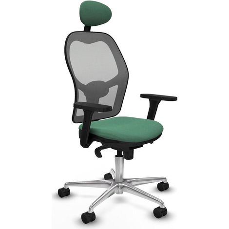 piqueras-y-crespo Jorquera chaise de bureau vert émeraude (1/3)
