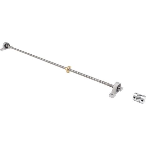 T8 8mm 500mm Gewindespindel mit Mutter, lagermontiertes CNC-Set für 3D-Drucker (1/5)