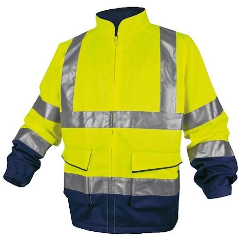 Veste de travail haute visibilité jaune fluo - XL