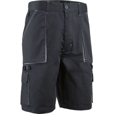 Bermuda da lavoro in cotone e poliestere NAVY/PADDOCK II - Blu navy L - FR (46/48)