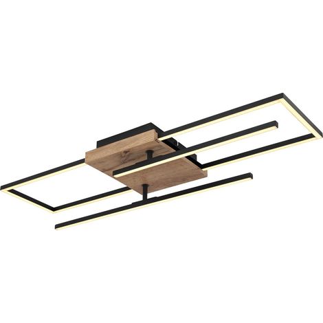 Globo - plafón - Kendra - negro - metal - LED - 67276-24 (1/5)