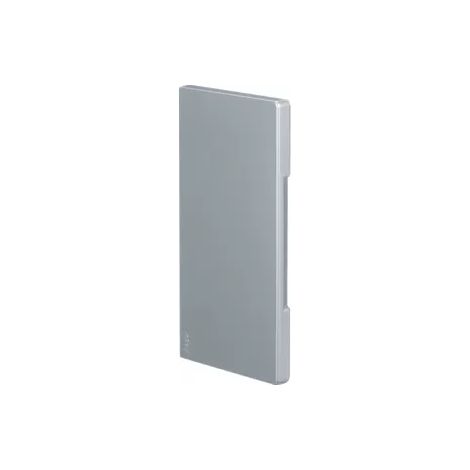 Hager Endplatte PC/ABS hfr. lack. Alu BRA 851706 LAN (1/2)