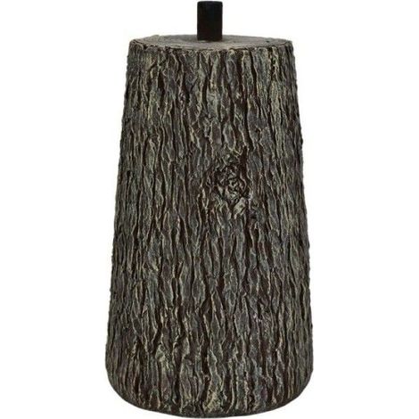 Supporto Base Tronco Per Albero Di Natale Effetto Legno in fibra di vetro Ø 35xH55 cm per alberi da 240 cm a 270 cm