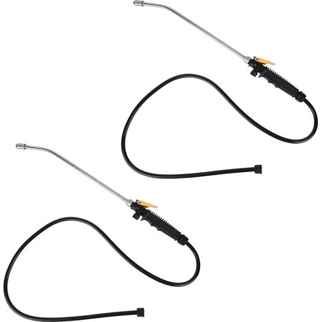 2pcs Lance Remplacement pour Ryobi P2800 P2803, 60cm Lance Nettoyeur Haute Pression Acier Inoxydable Gâchette avec 120cm Tuyau Buse Réglable & 2 Joints s'Adaptent au Tuyau 3/8 Pouces (1/5)