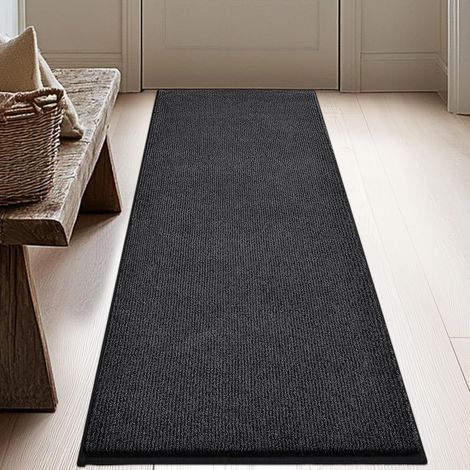 1 Tapis d'entrée 60x150 cm, Antidérapant, Lavable Machine, Polyester, Cuisine, Salle de Bain, Couloir (1/5)